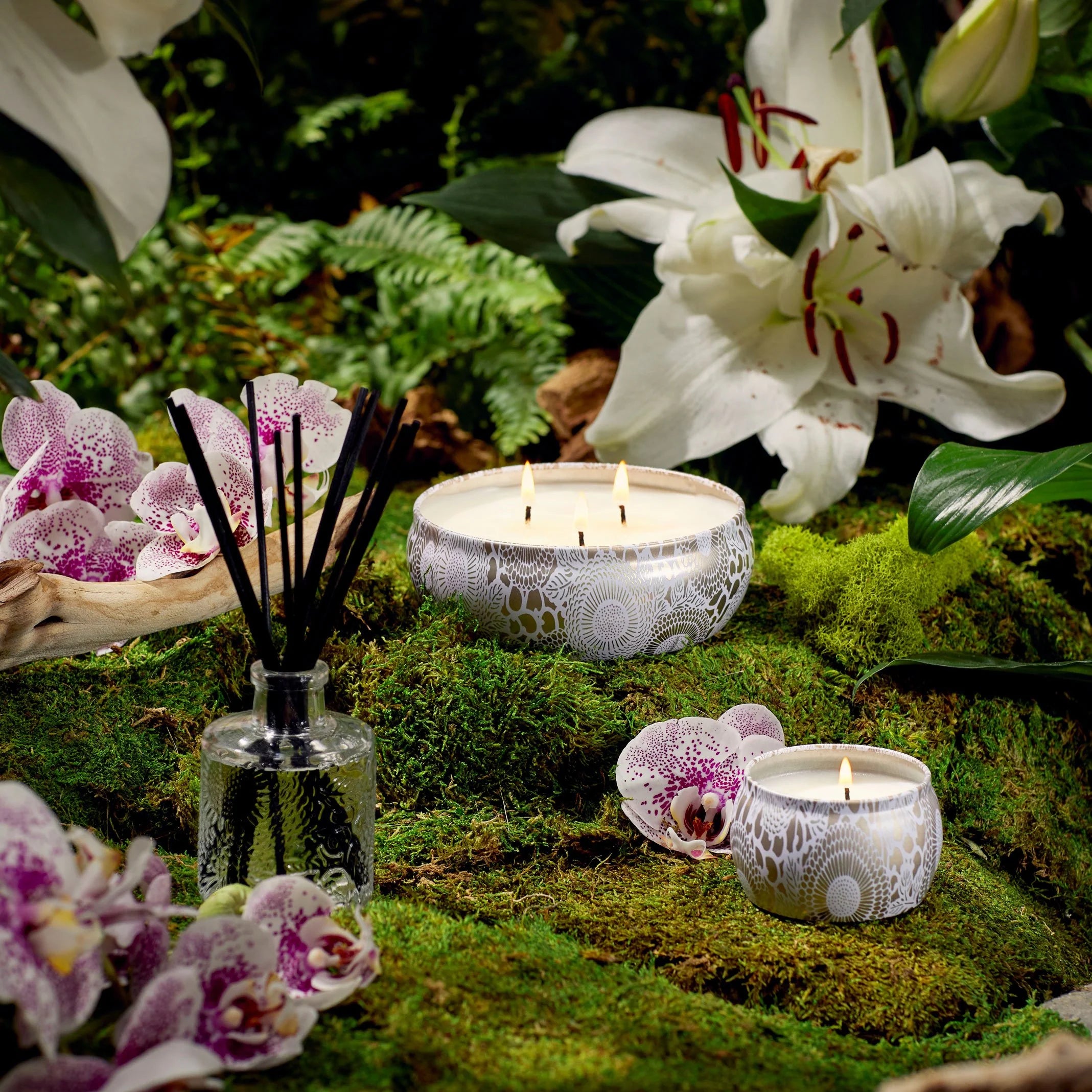Mokara Orchid Mini Tin Candle | In Shoppe Pickup Only