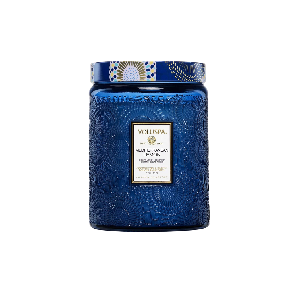 Mediterranean Lemon Large Jar Candle | In Shoppe Pickup Only