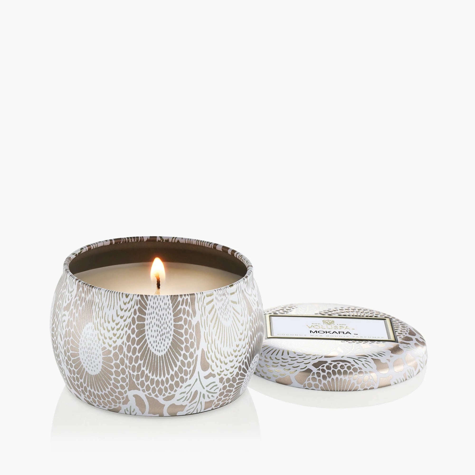 Tahitian Coconut Vanilla Mini Tin Candle | In Shoppe Pickup Only