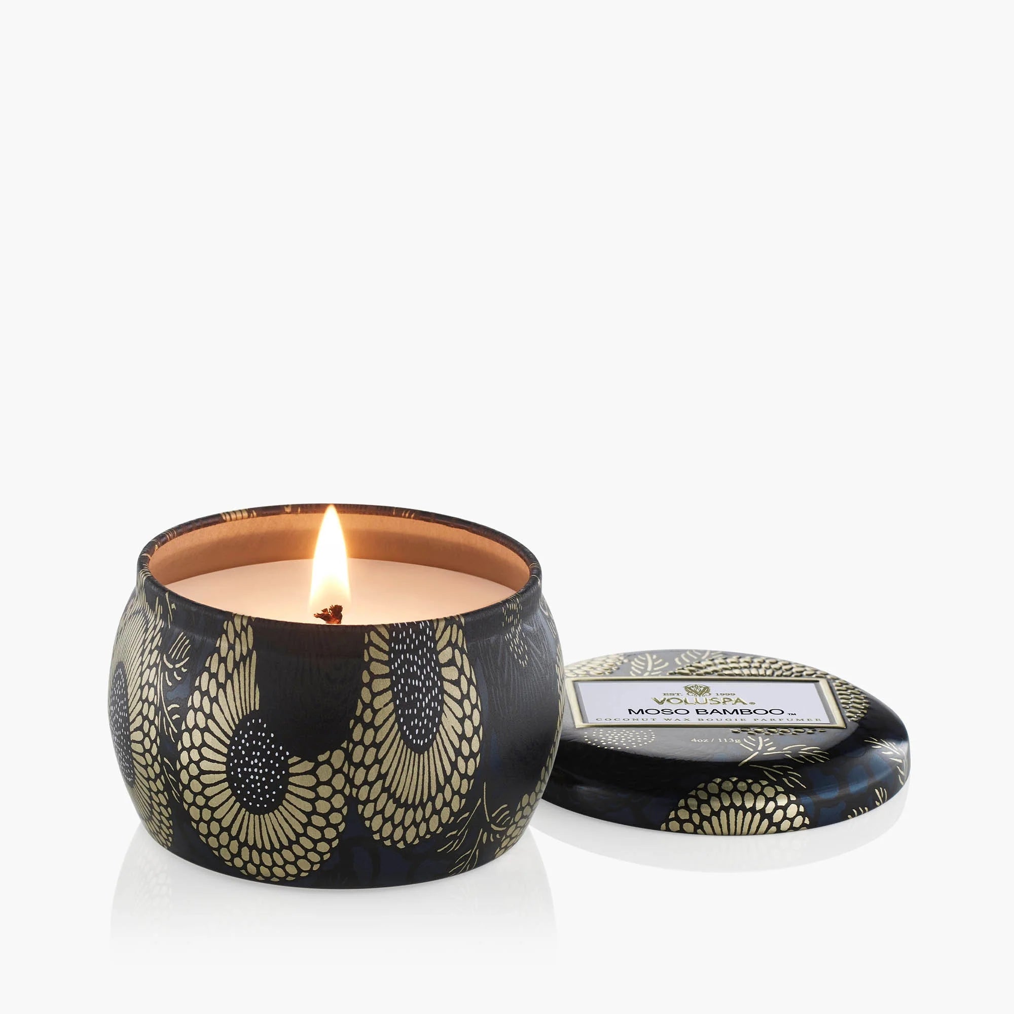 Moso Bamboo Mini Tin Candle | In Shoppe Pickup Only