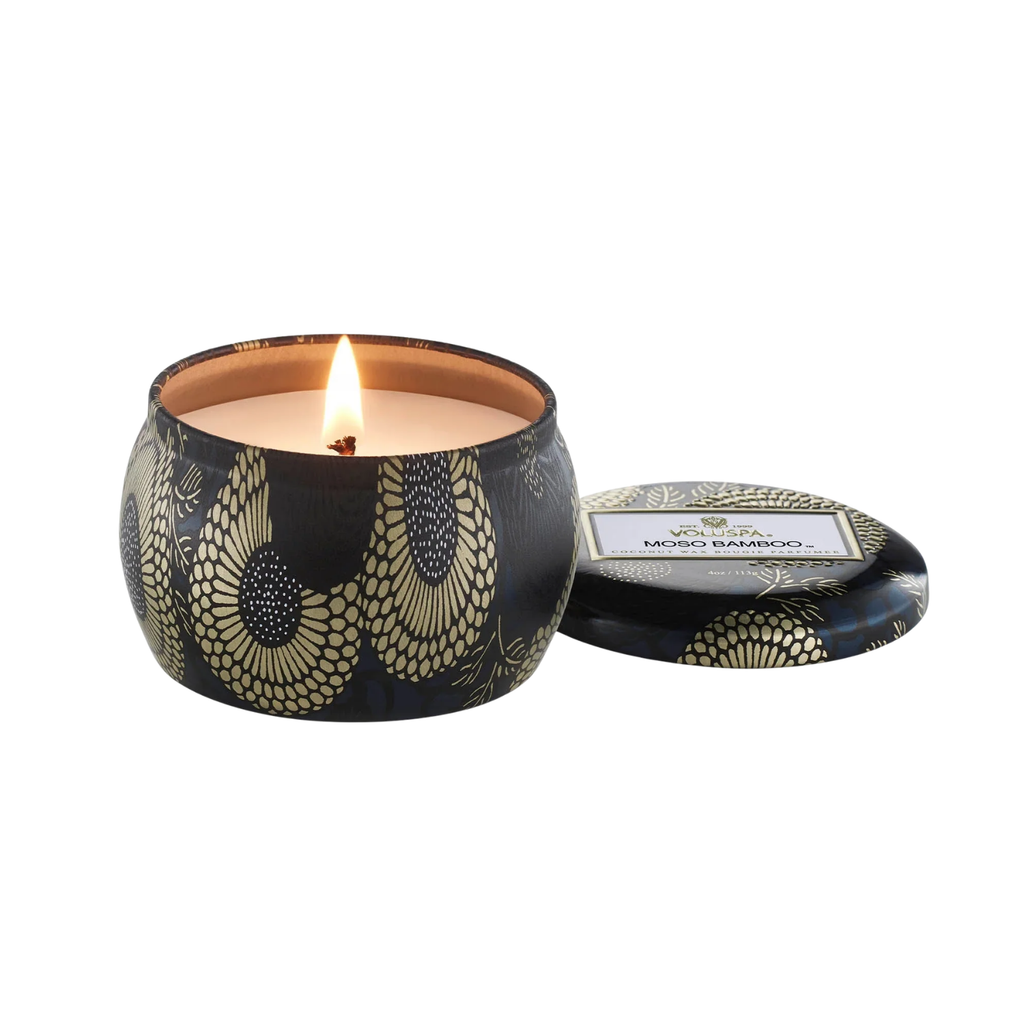 Moso Bamboo Mini Tin Candle | In Shoppe Pickup Only