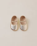 Baby Ballet Flats l Gold Sparkle