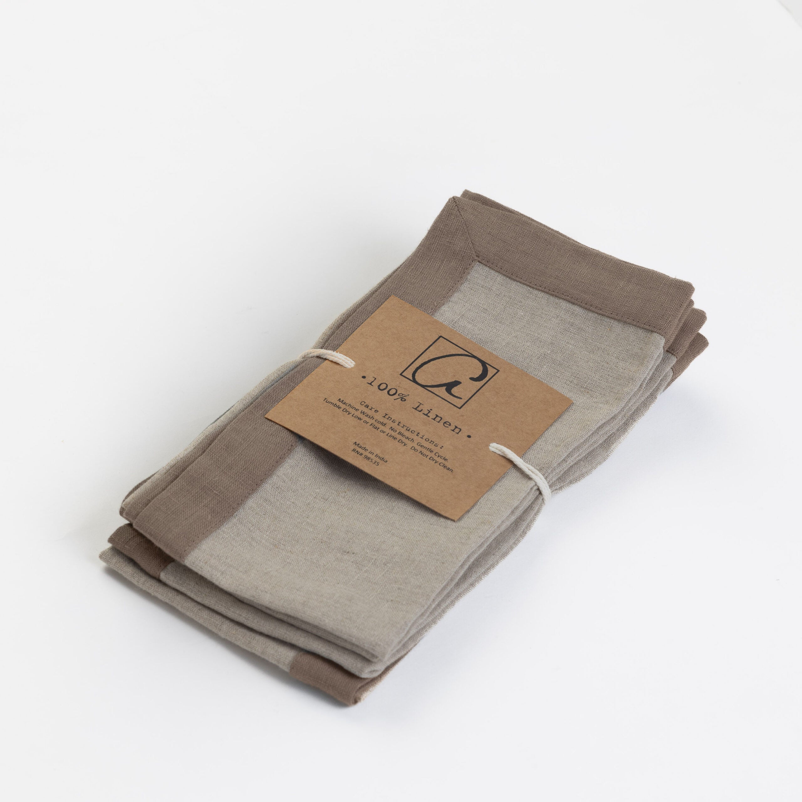 Cartwright Dinner Napkins | Walnut Brown