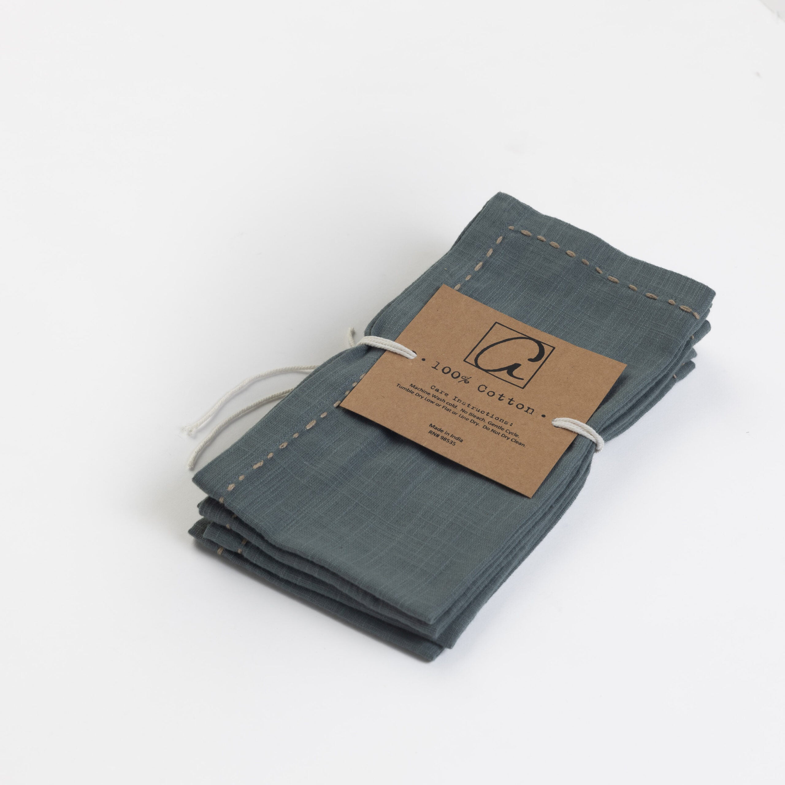 Baker Dinner Napkins | Petrol Blue