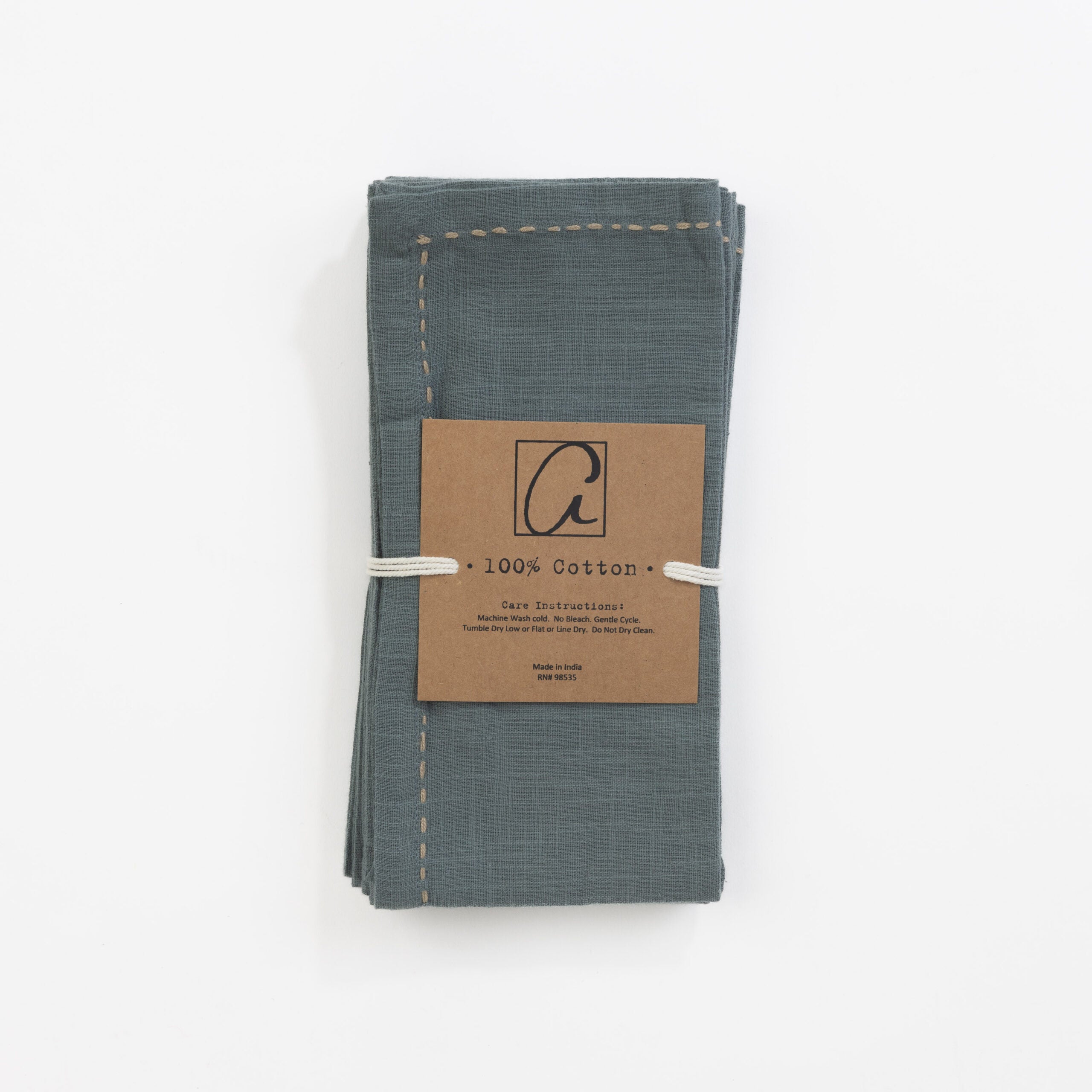 Baker Dinner Napkins | Petrol Blue
