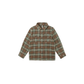 Pocketed Flannel Shirt | Holiday Plaid