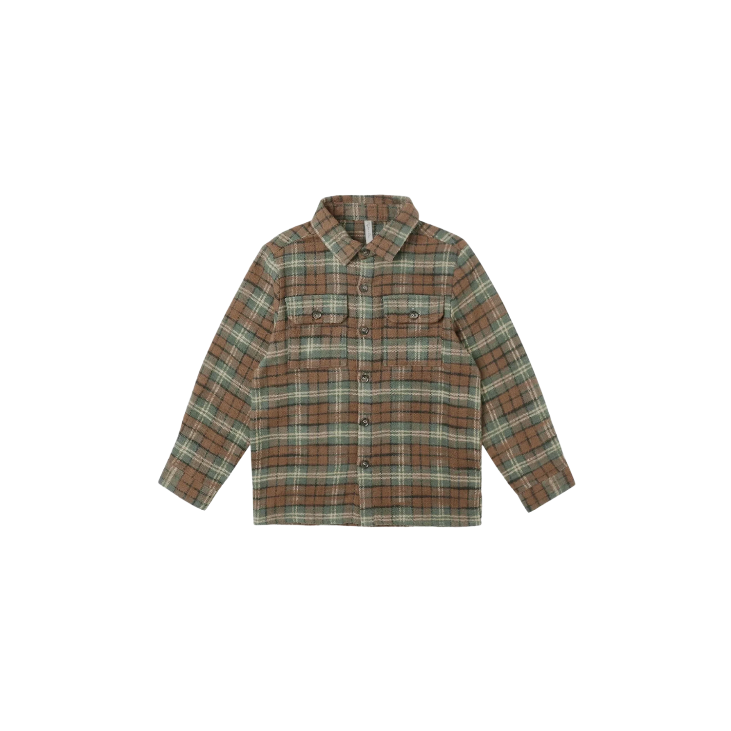 Pocketed Flannel Shirt | Holiday Plaid
