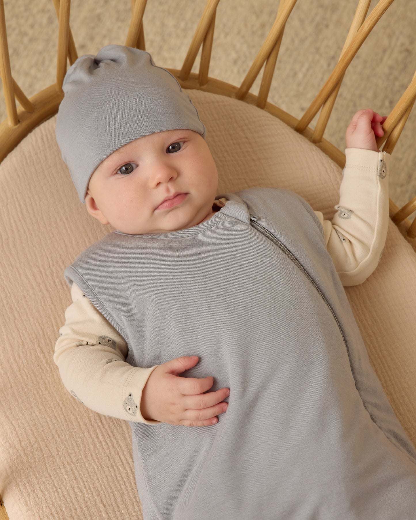 Bamboo Sleep Bag l Steel Blue