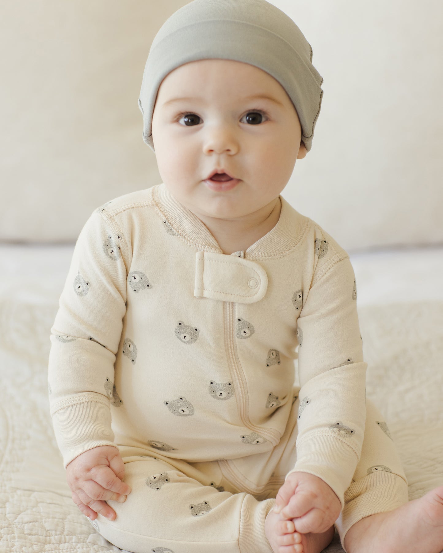 Zip Long Sleeve Sleeper l Bears