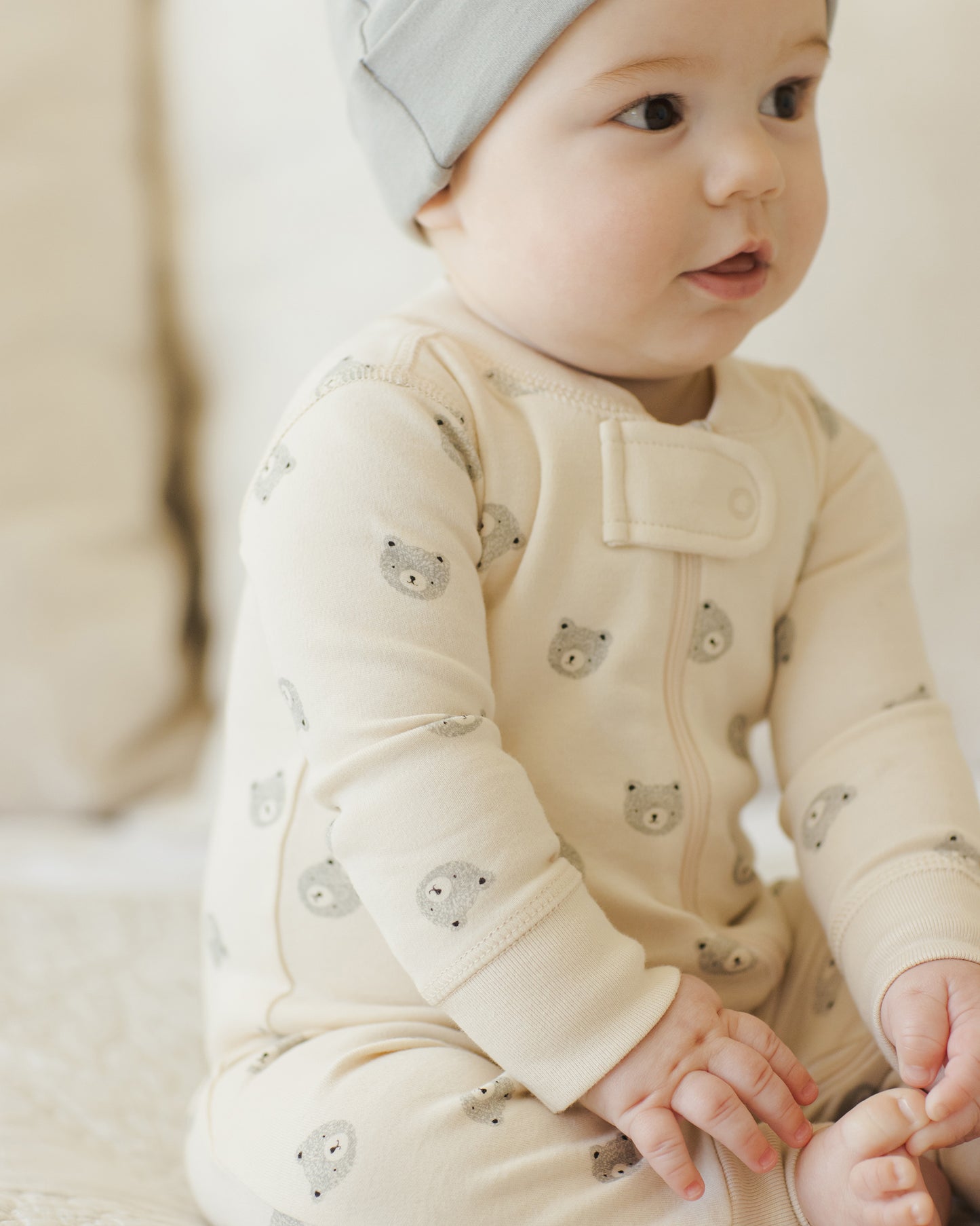 Zip Long Sleeve Sleeper l Bears