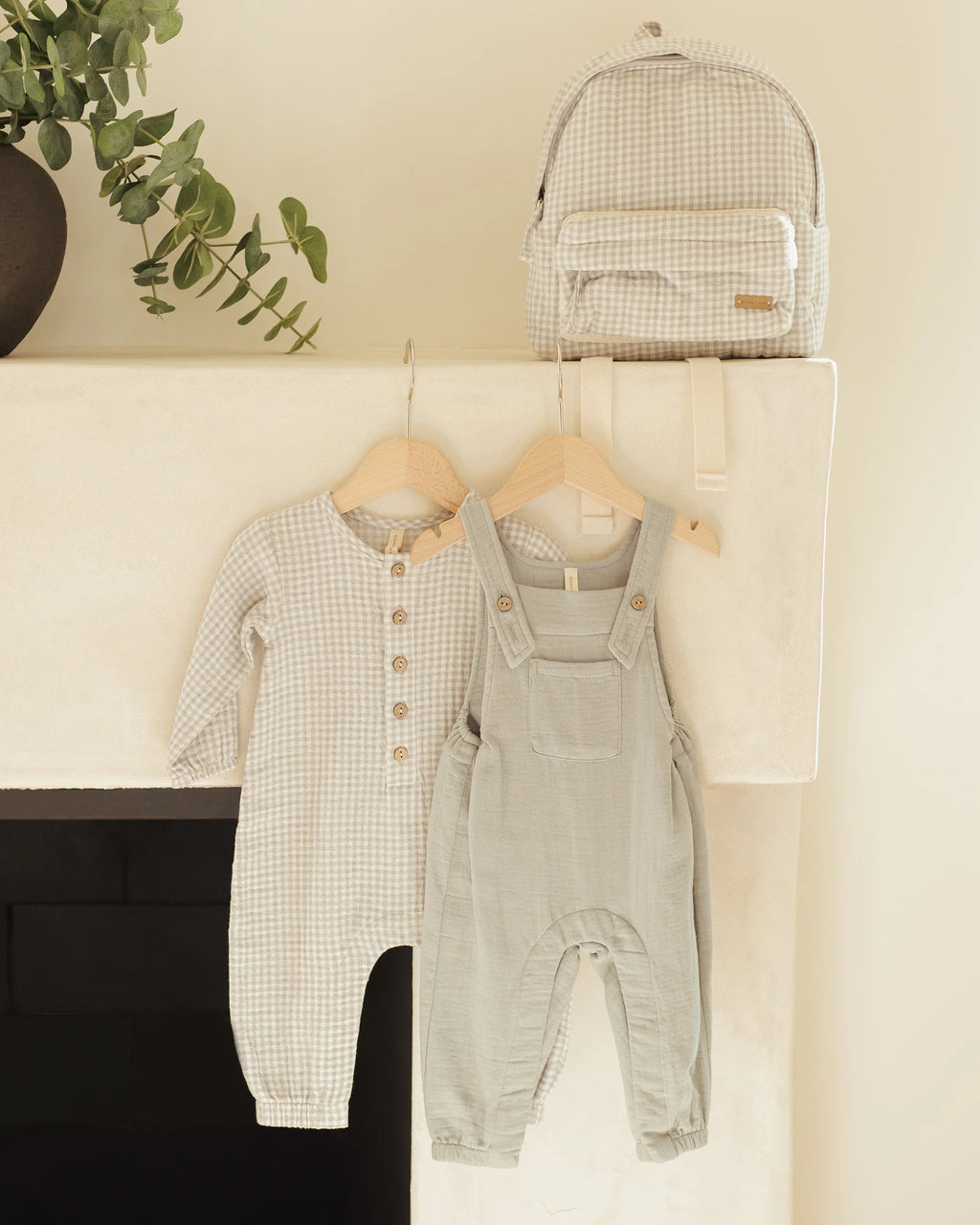 Woven Jumpsuit | Blue Gingham