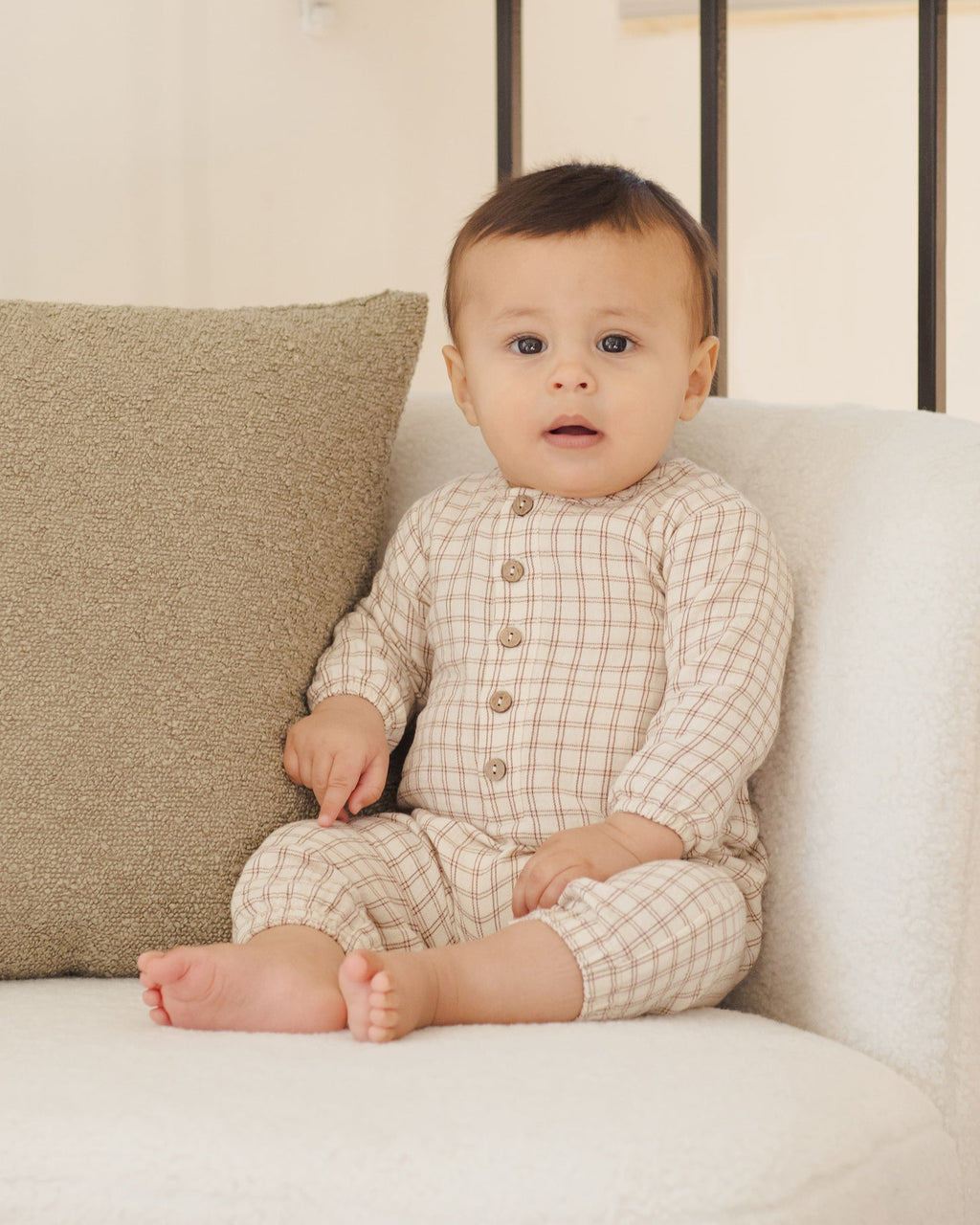 Woven Jumpsuit l Cedar Check
