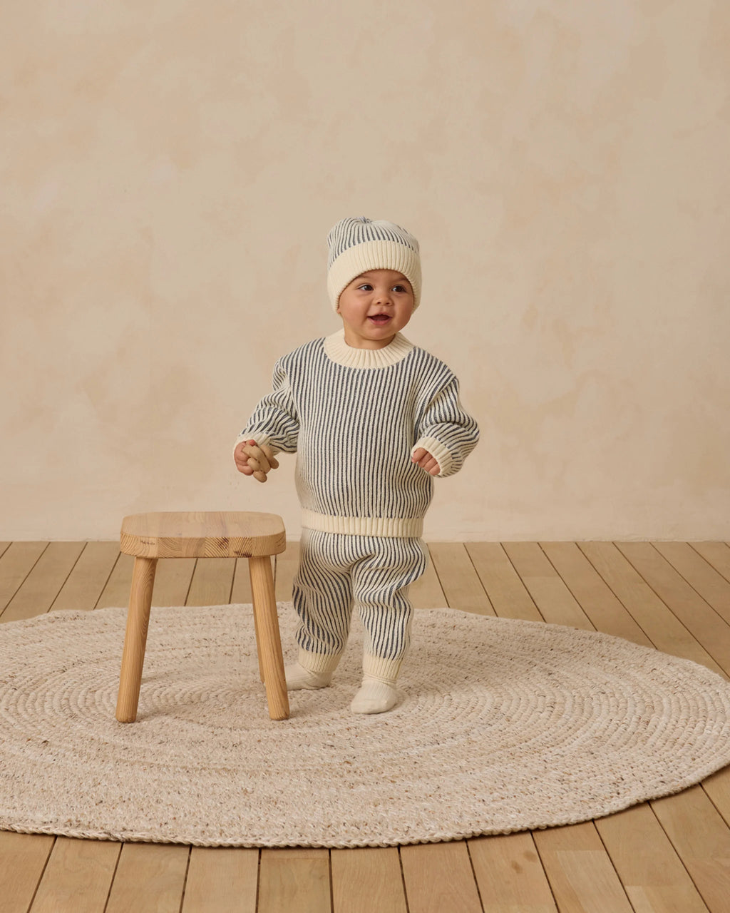 Chunky Knit Pant l Ocean