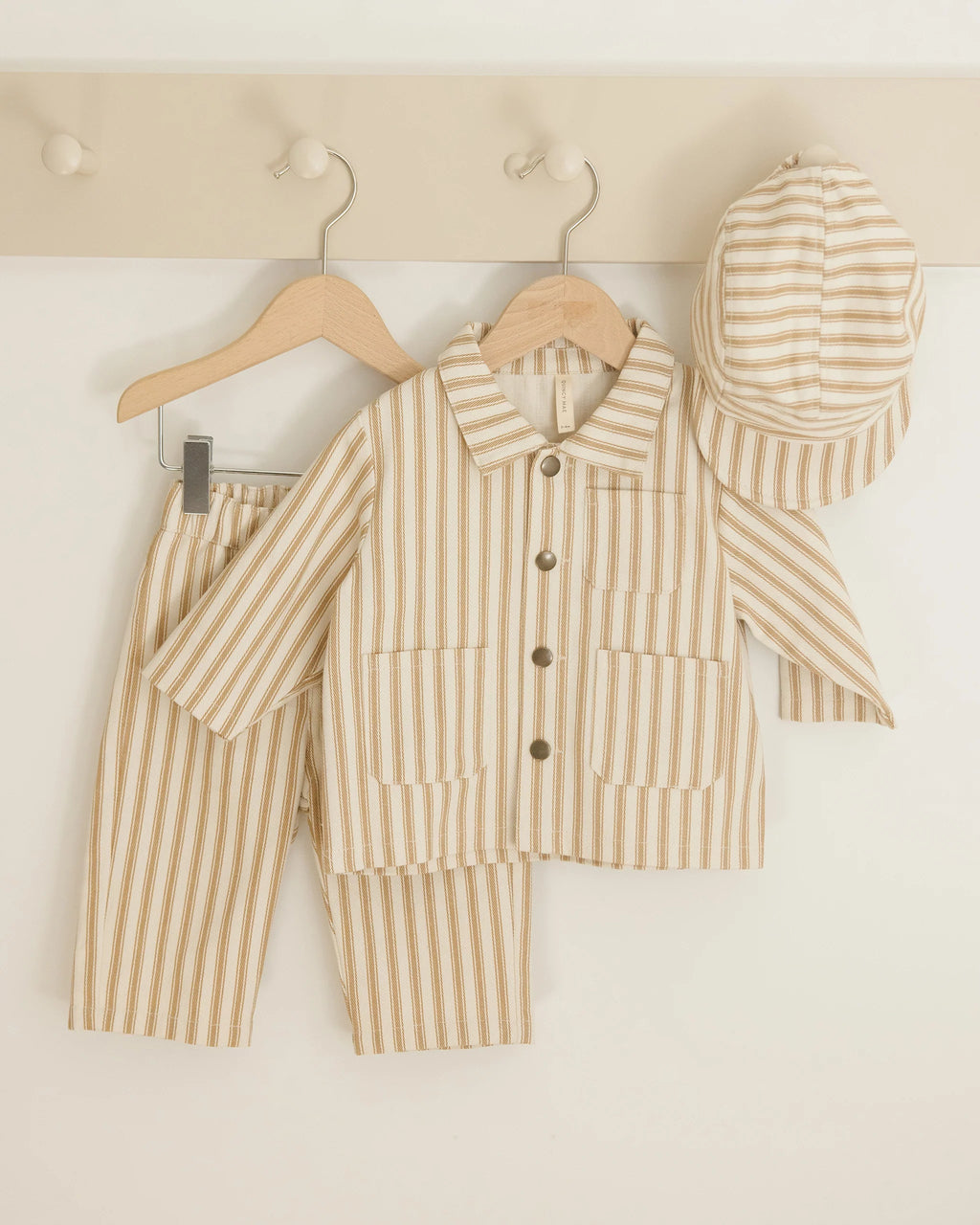 Grayson Pant l Gold Pinstripe