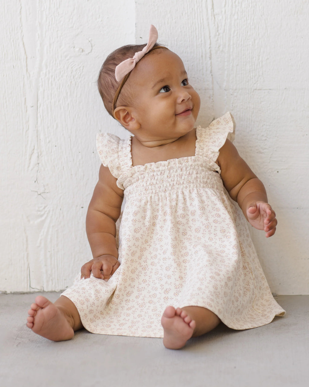 Smocked Jersey Dress | Ditsy