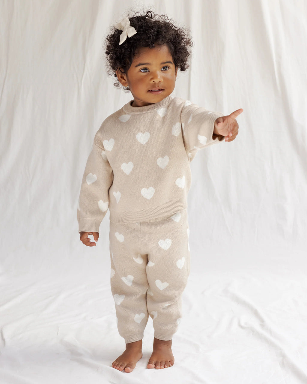 Oat Heart Knit Pants