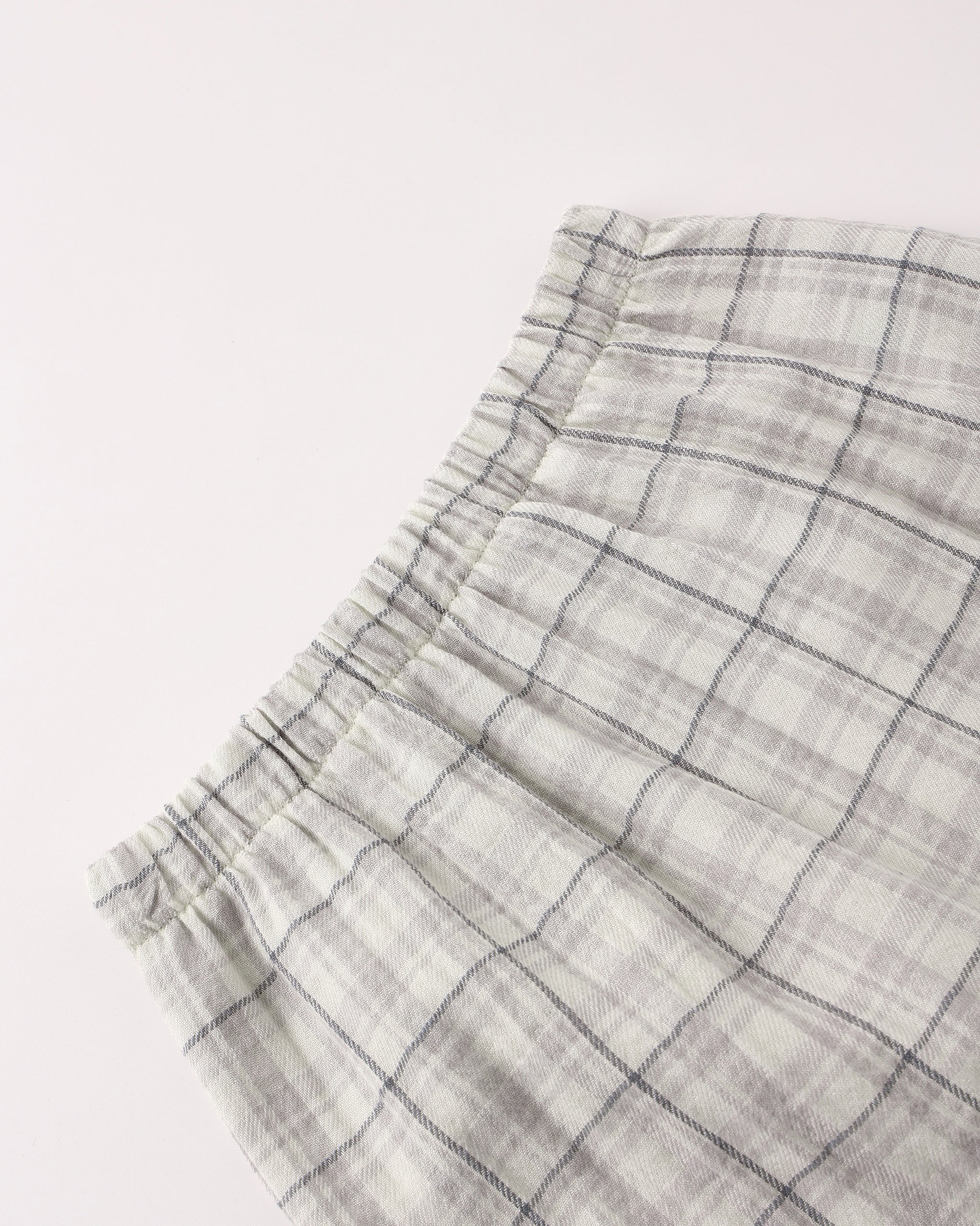 Woven Pant l Light Blue Plaid