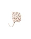 Woven Ruffle Bonnet l Daylily