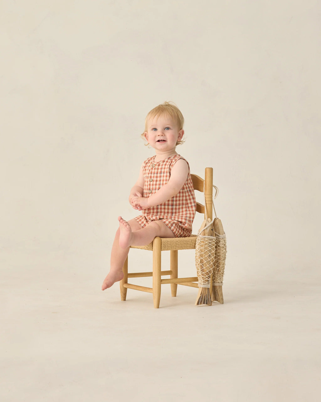 Maverick Romper | Poppy Gingham