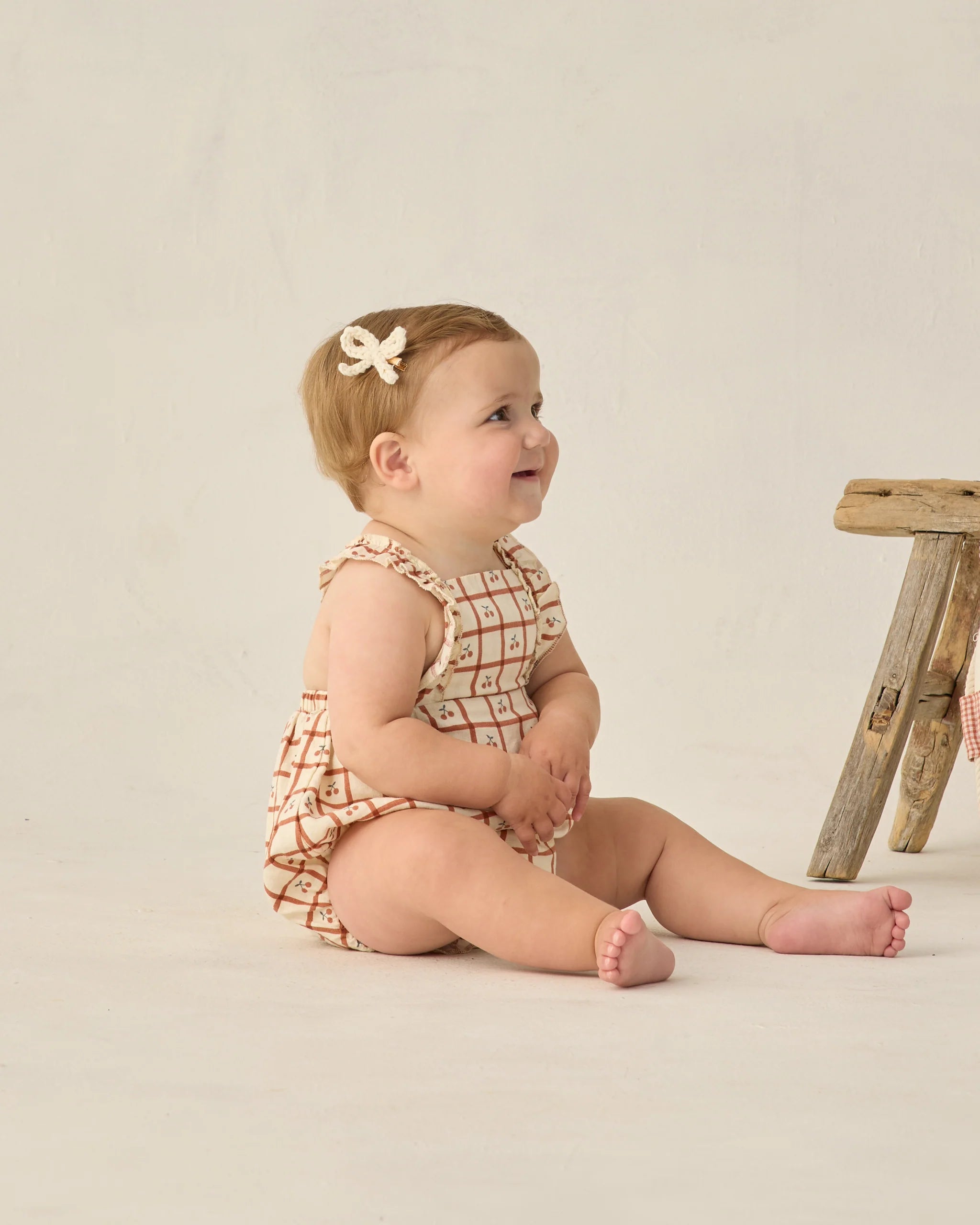 Chiara Romper | Cherry Check