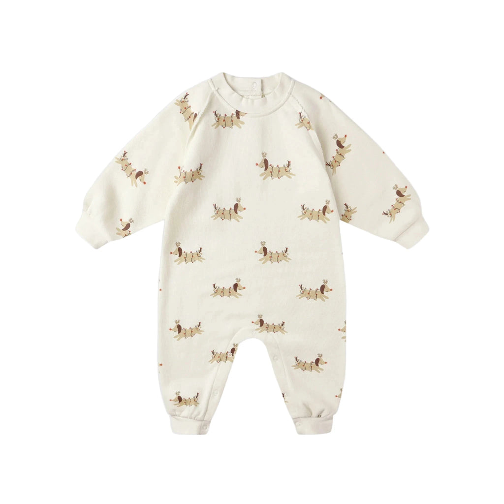 Raglan Jumpsuit l Christmas Dogs
