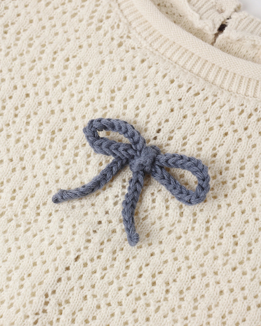 Scallop Knit Baby Set