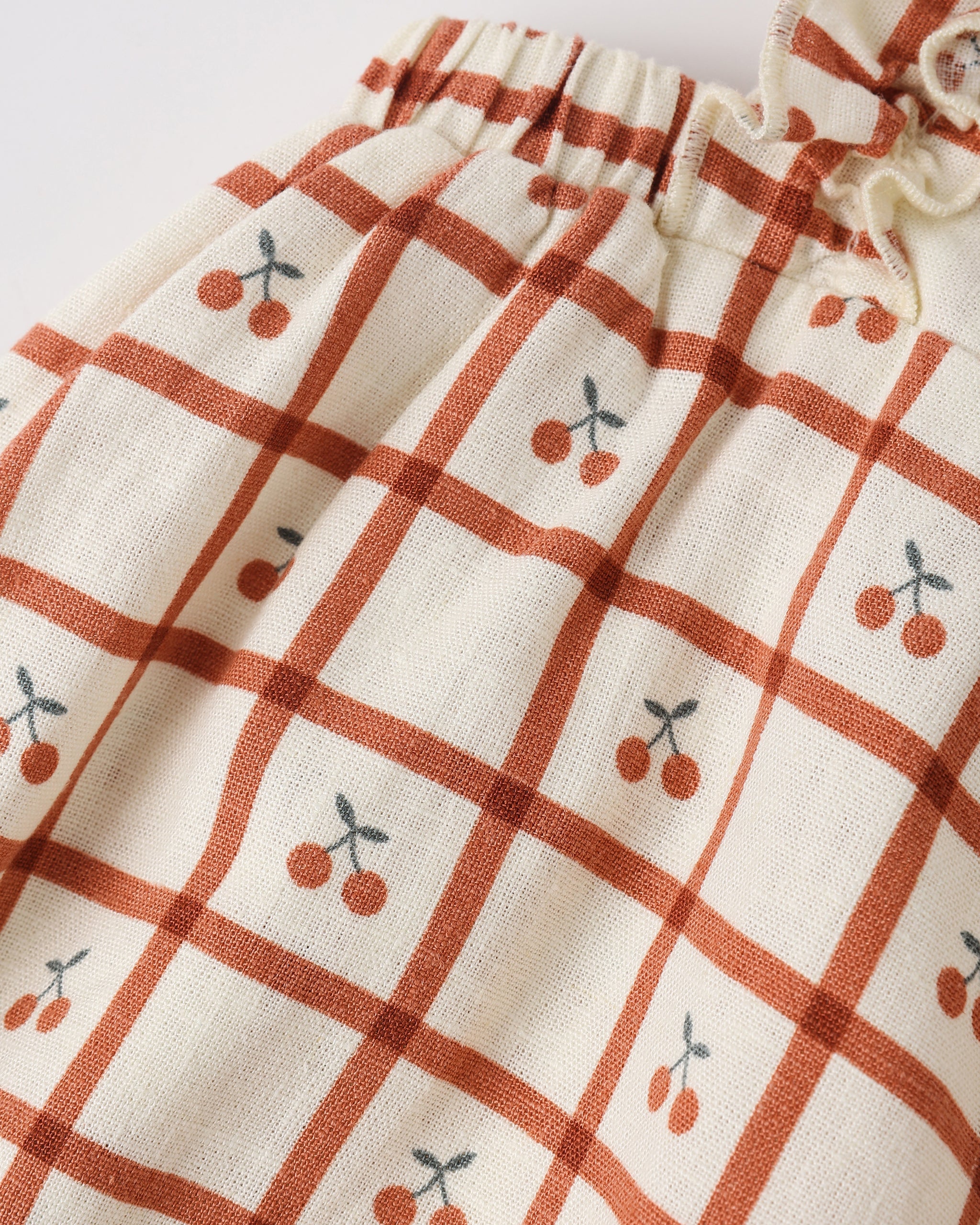 Chiara Romper | Cherry Check