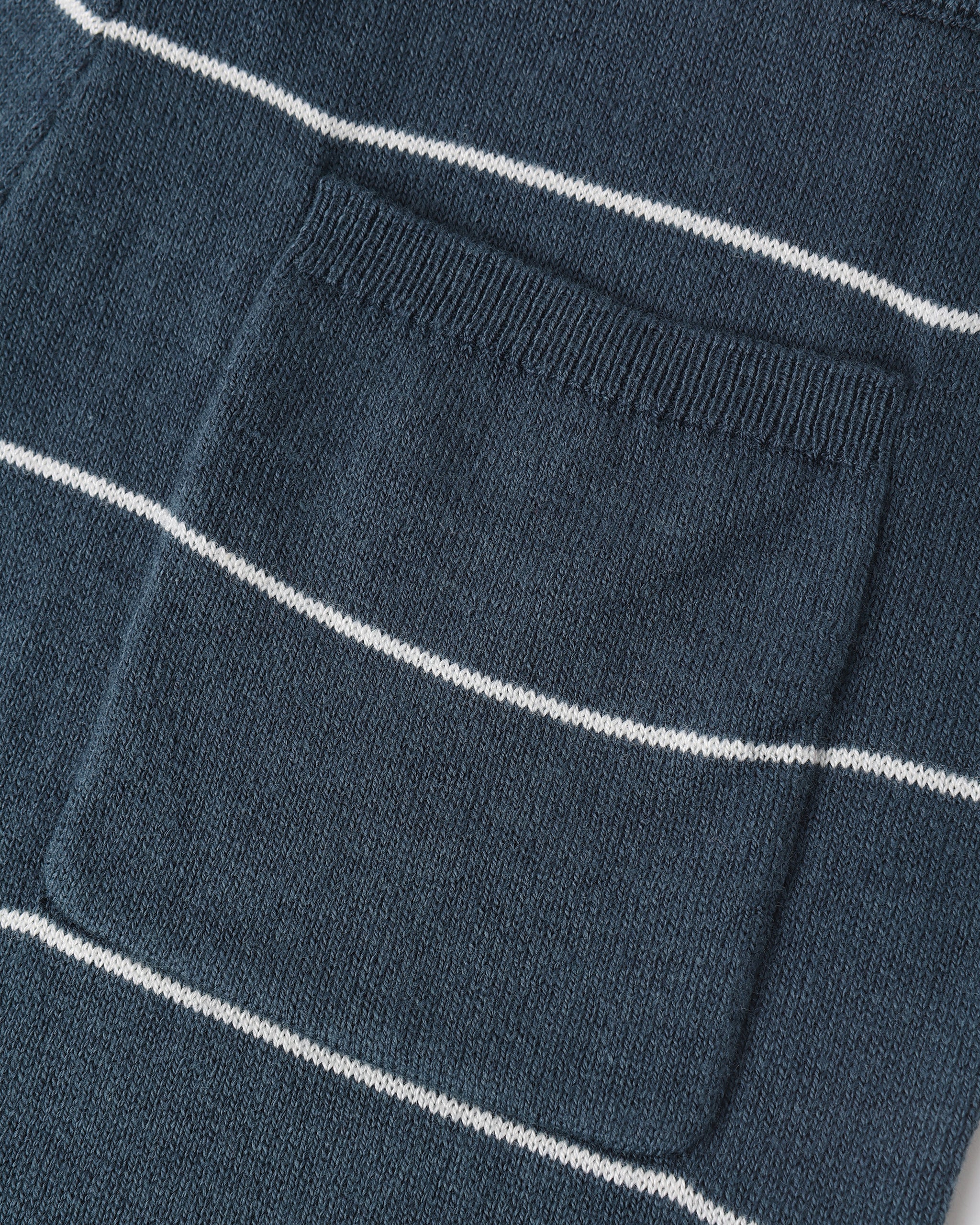 Chandler Knit Short | Navy Stripe