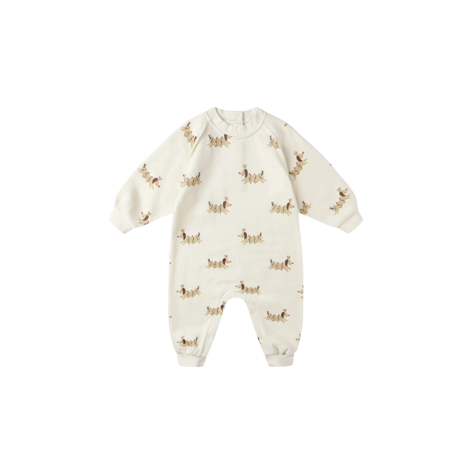 Raglan Jumpsuit | Christmas Dogs