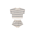 Relaxed Summer Knit Set | Ocean Stripe