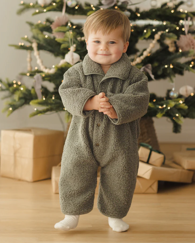 Shearling Jumpsuit | Forest