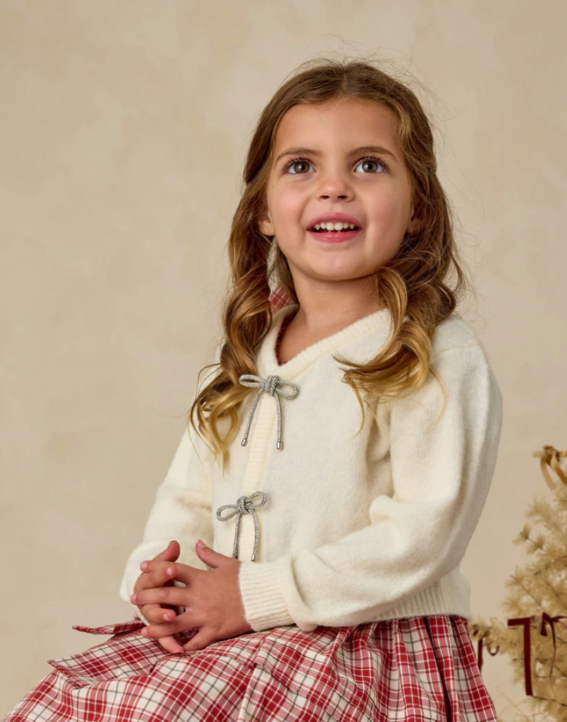Bow Cardigan l Ivory