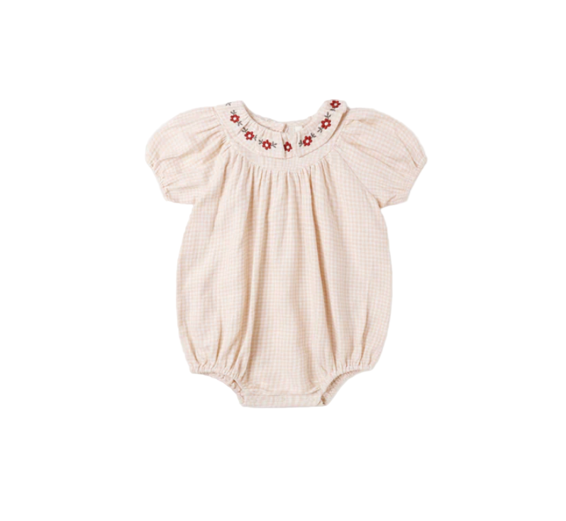 Lula Romper l Petal Gingham