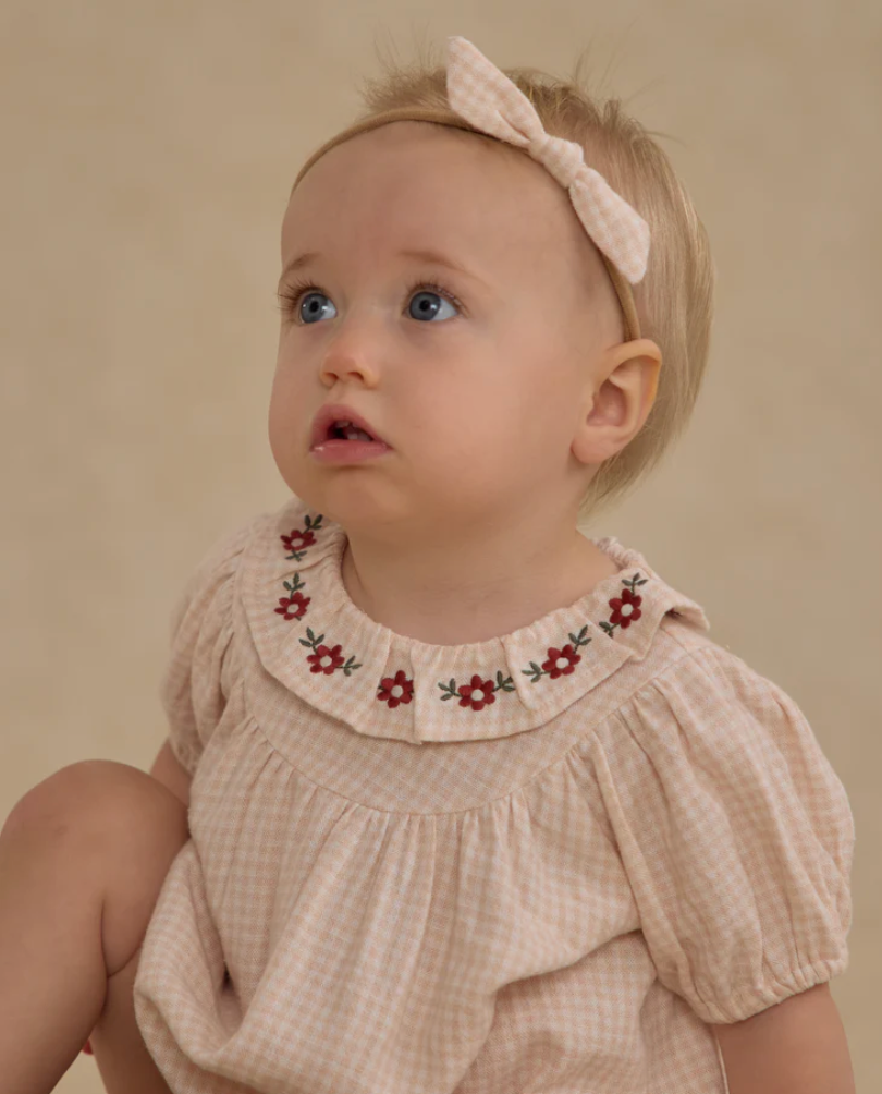 Lula Romper l Petal Gingham