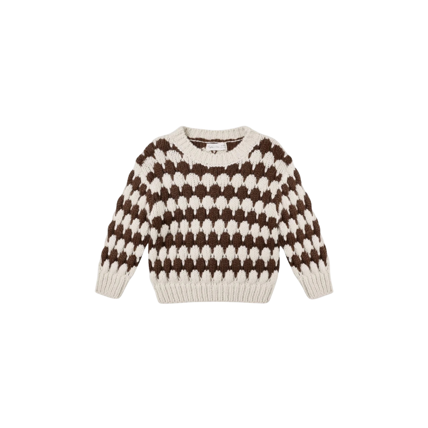 Shiloh Sweater | Brown Stripe