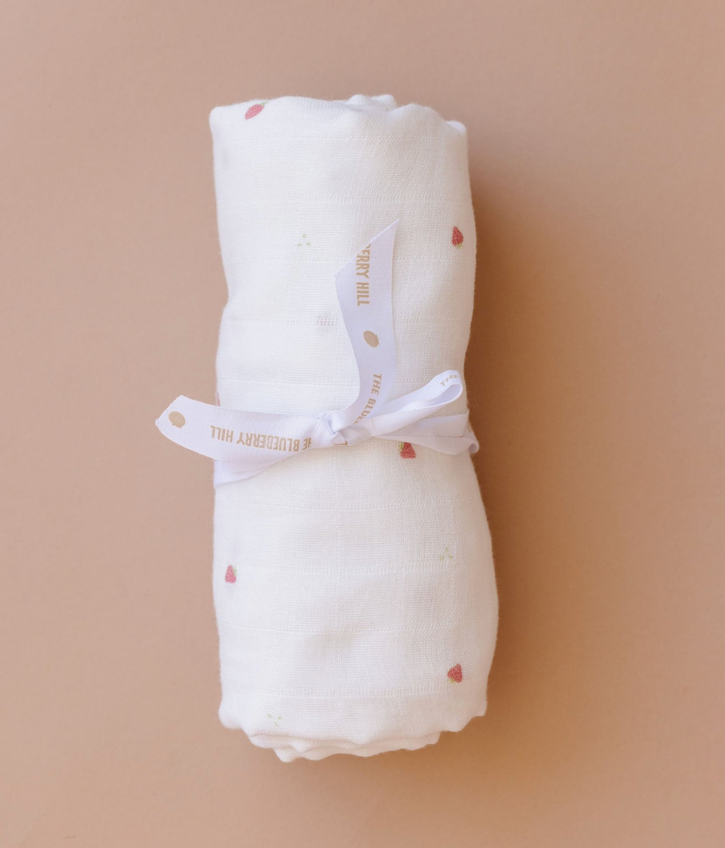 Patterned Muslin Swaddle