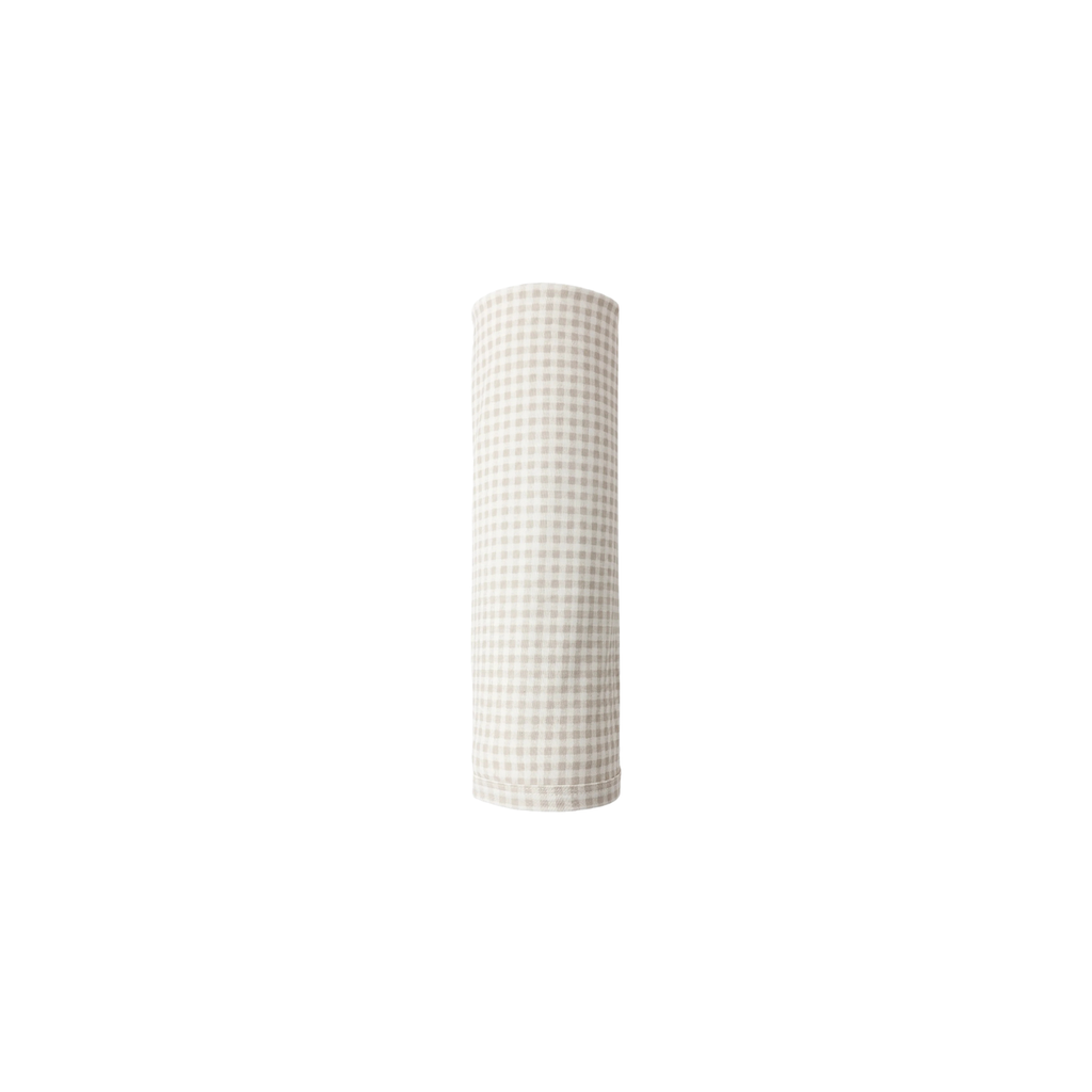 Swaddle | Oat Gingham