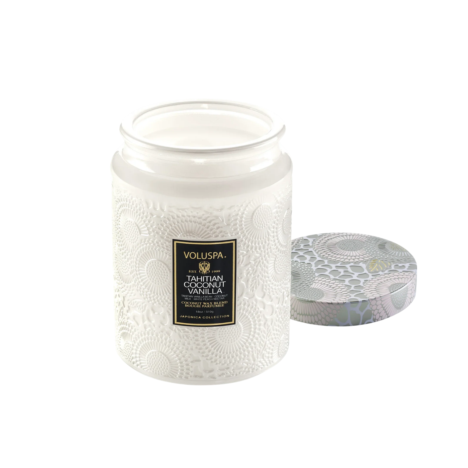 Tahitian Coconut Vanilla Large Jar Candle | In Shoppe Pickup Only