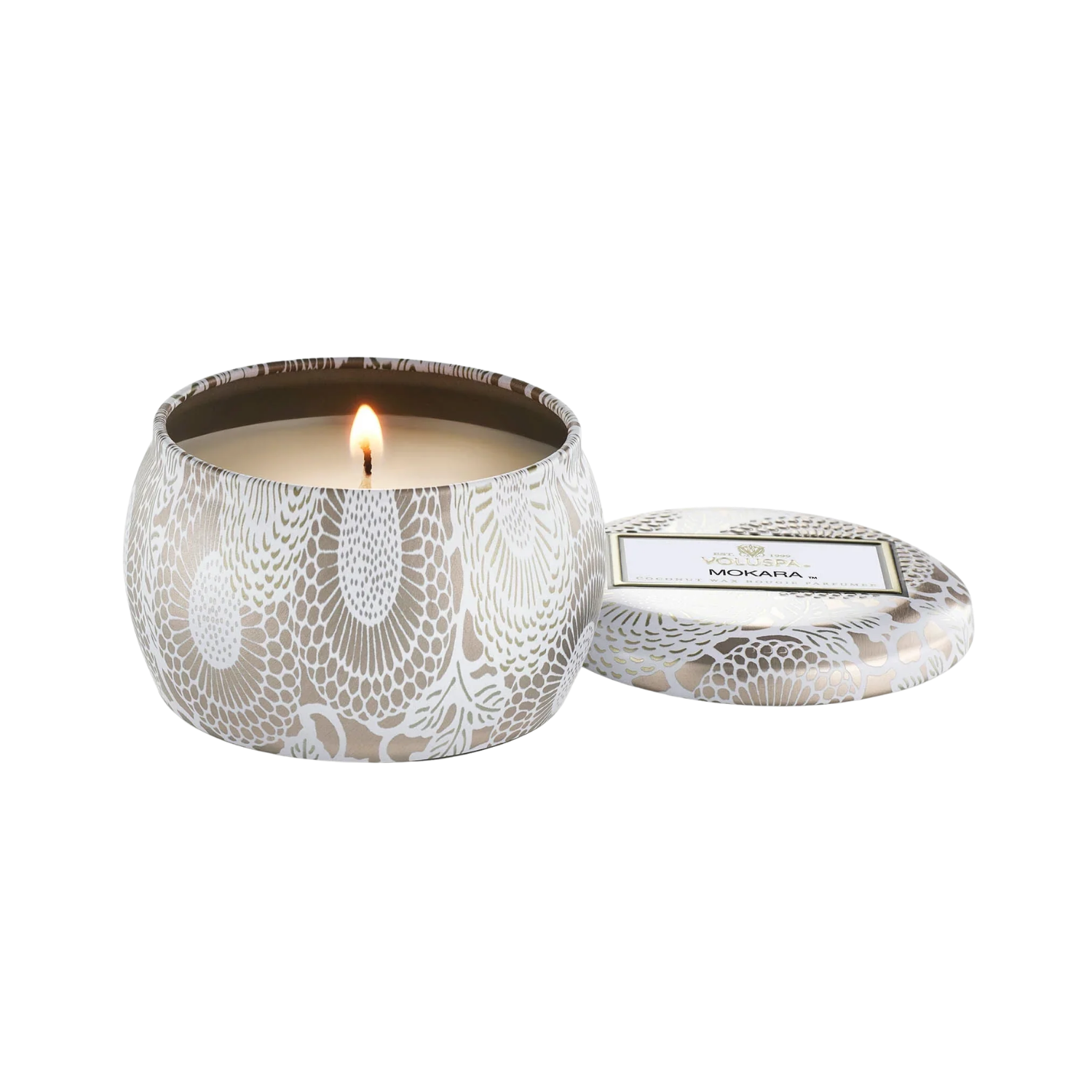 Tahitian Coconut Vanilla Mini Tin Candle | In Shoppe Pickup Only