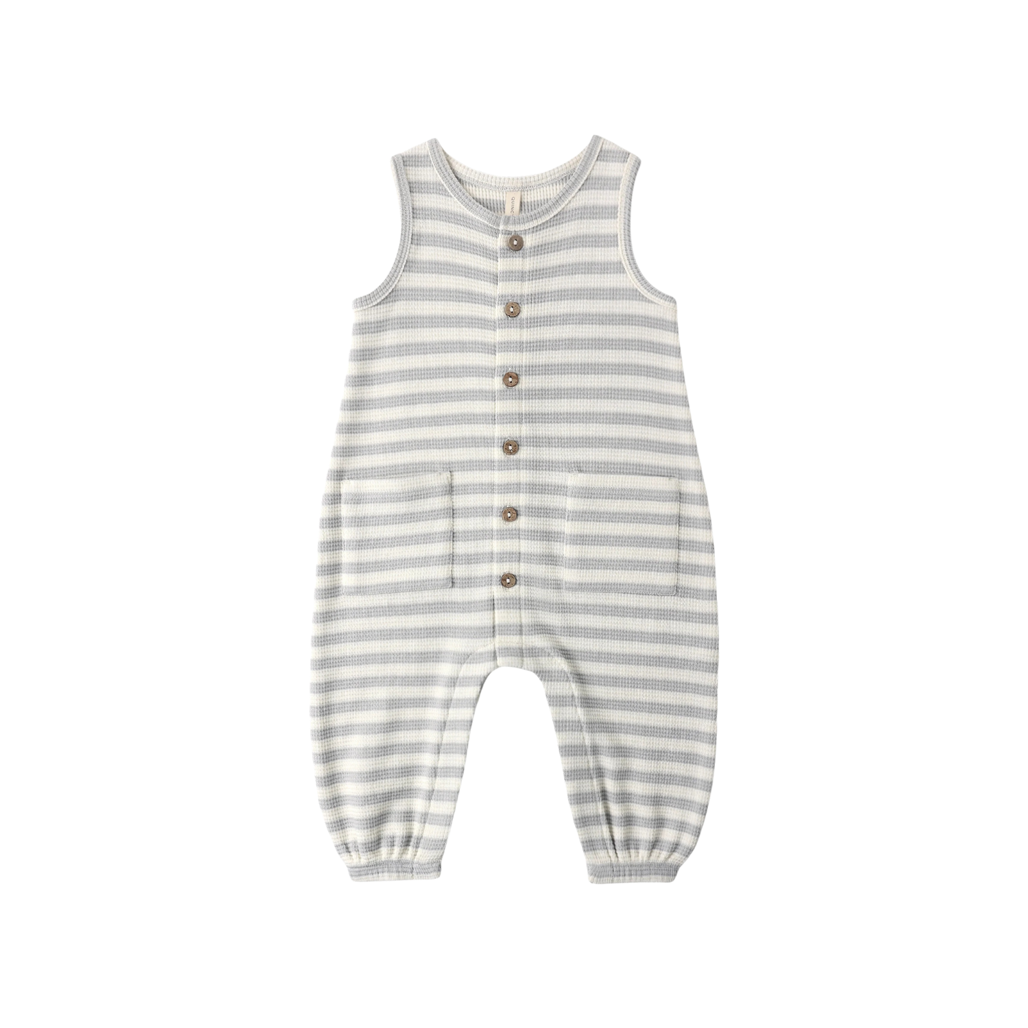 Waffle Jumpsuit | Sky Stripe