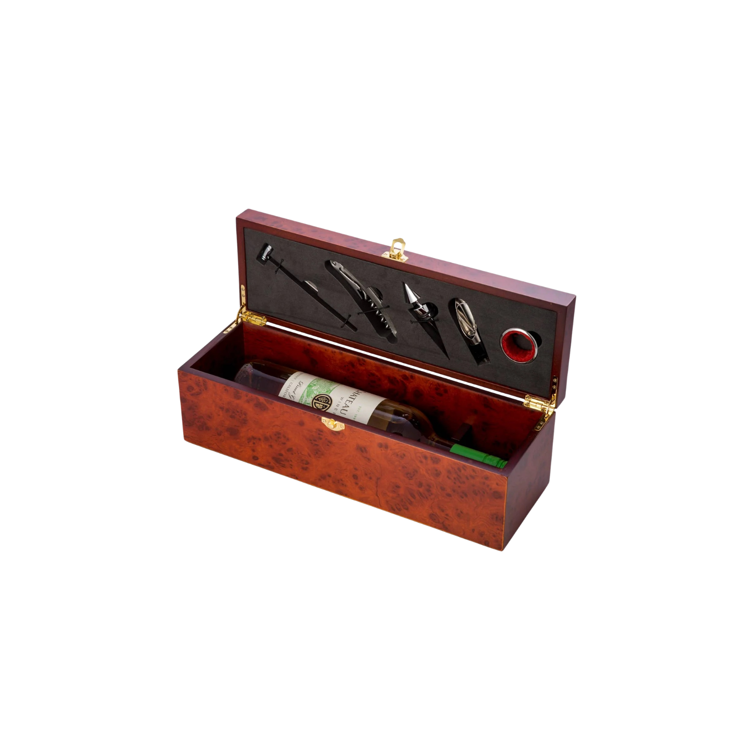 Wine Bottle Rosewood Gift Box | In Shoppe Pickup Only