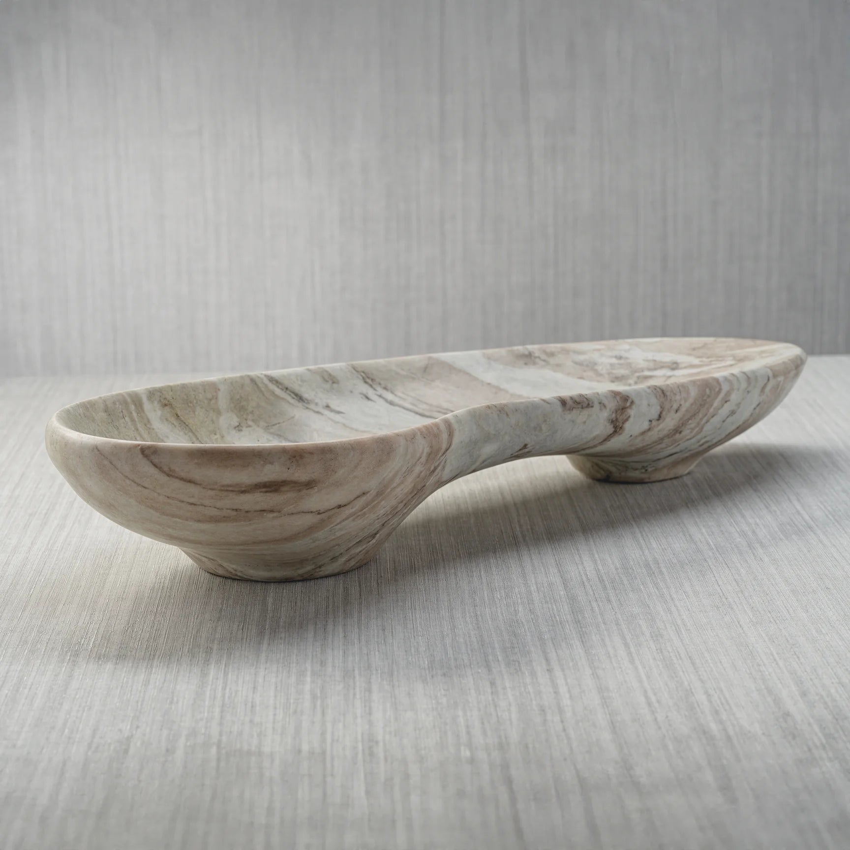 Arabescato Large Organic Marble Bowl | In Shoppe Pickup Only