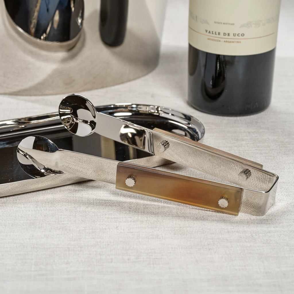 Horn Handle Ice Tongs