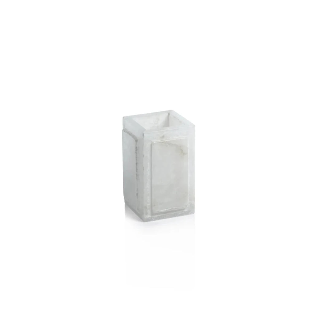 Alabaster Tooth Brush Holder | In Shoppe Pickup Only
