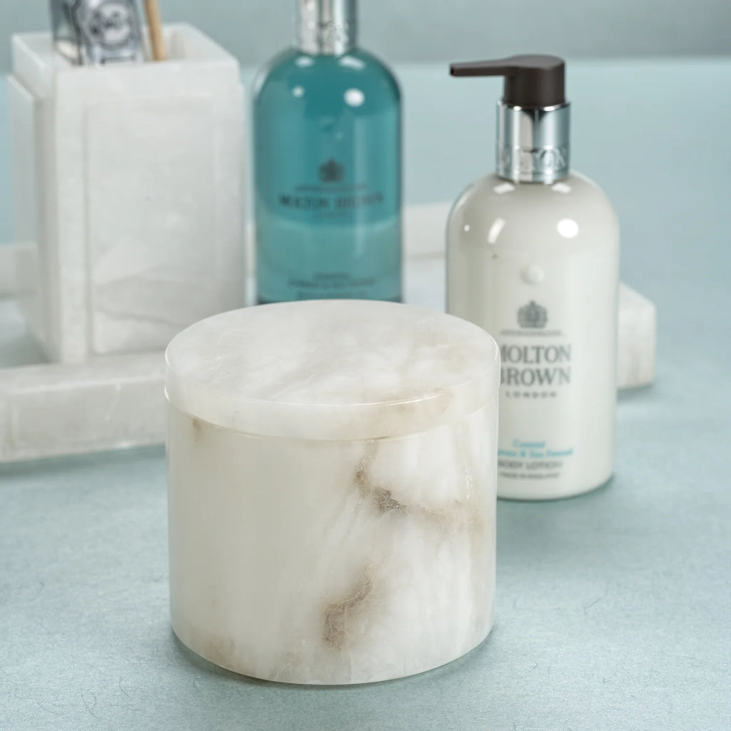Alabaster Apothecary Jar | In Shoppe Pickup Only