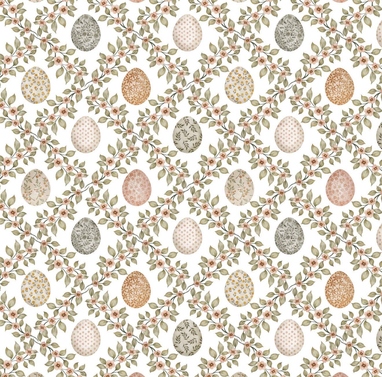 Easter Garden Cocktail Napkin