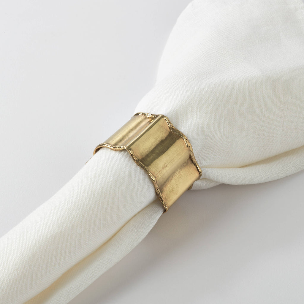 Guild Napkin Rings | Brass