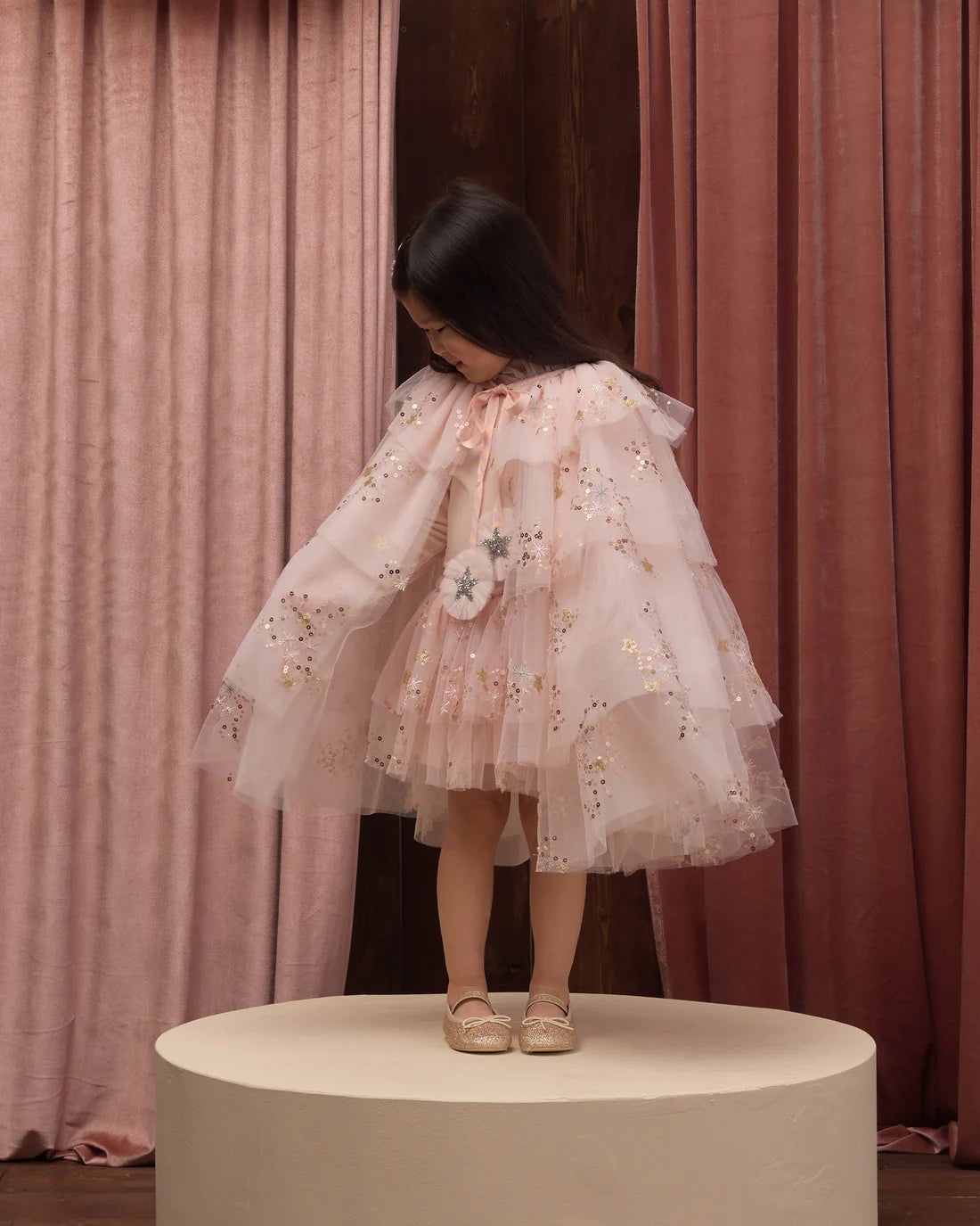 Tulle Cape | Pink