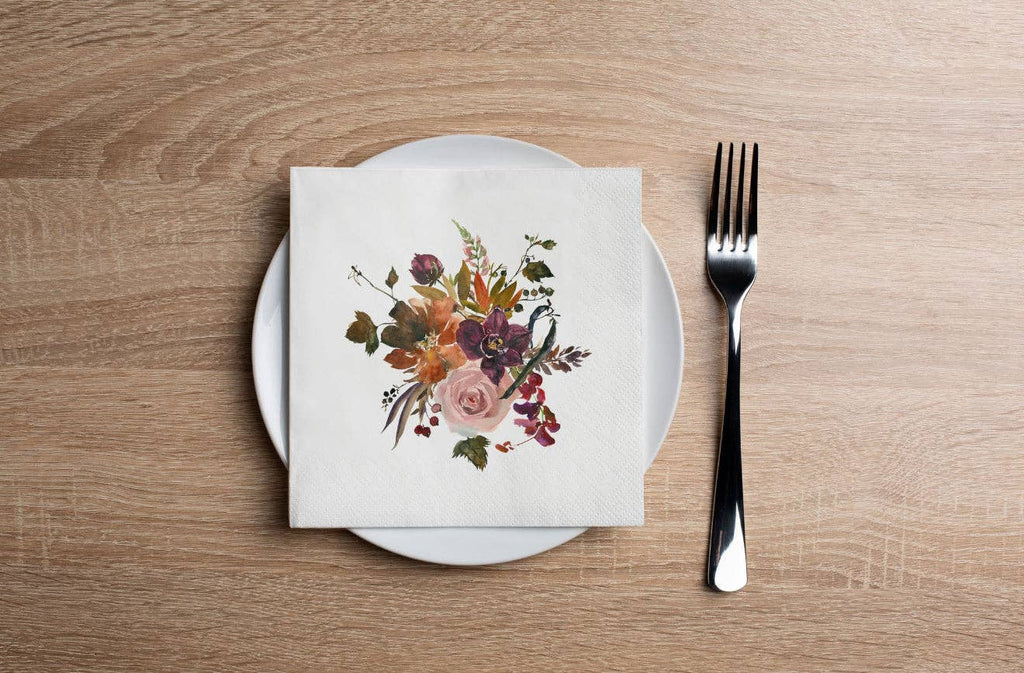 Autumn Cluster Cocktail Napkin