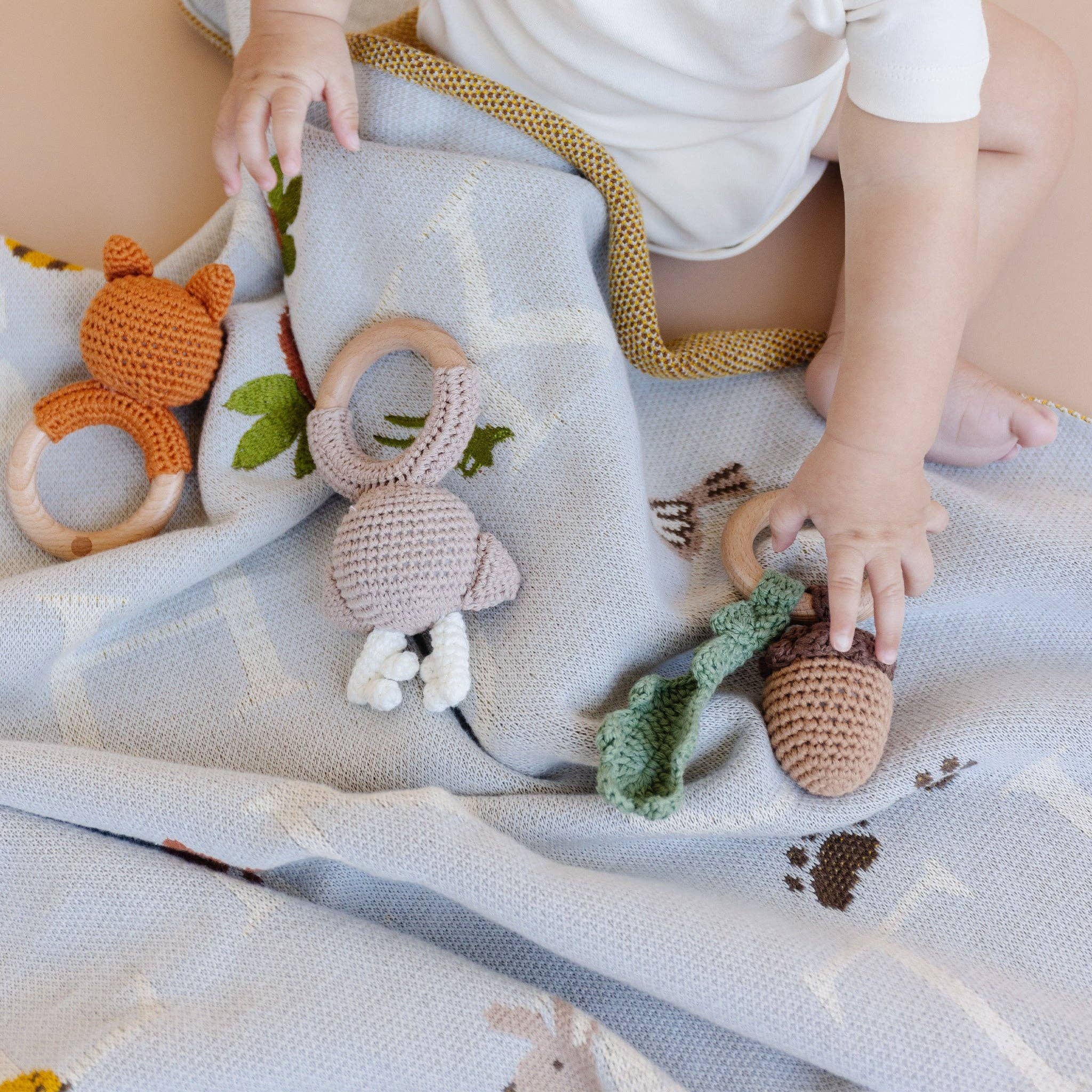 Alphabet Woodland Blanket